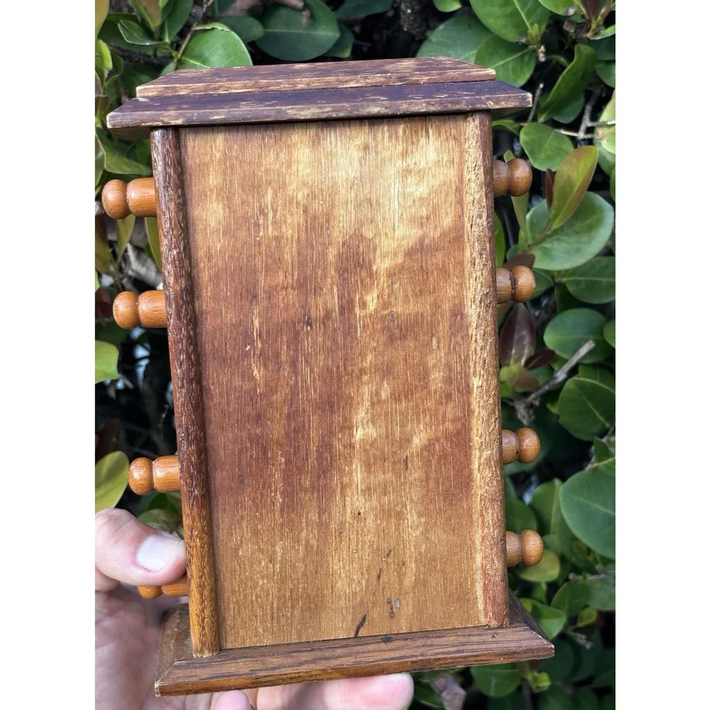 ANTIQUE PERPETUAL WOOD VICTORIAN CALENDAR IN BEAUTIFUL SHAPE 1900'S ?